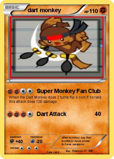 Pokemon dart monkey