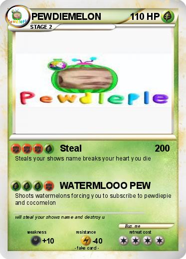 Pokemon PEWDIEMELON
