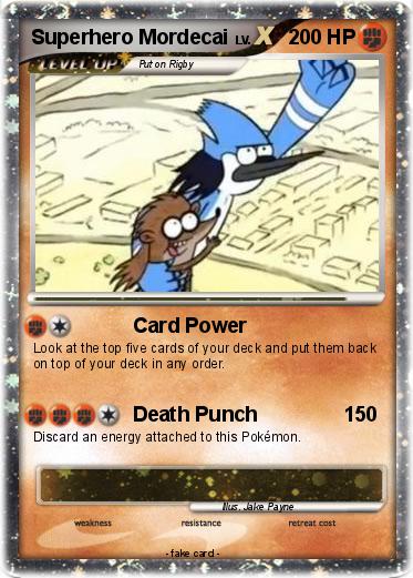 Pokemon Superhero Mordecai