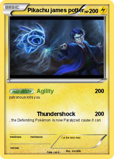 Pokemon Pikachu james potter