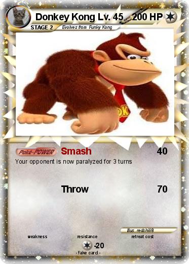 Pokemon Donkey Kong Lv. 45