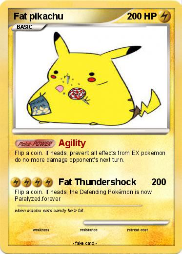 Pokemon Fat pikachu