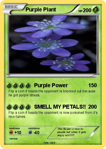 Pokemon Purple Plant