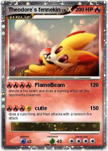 Pokemon Theodore`s fennekin