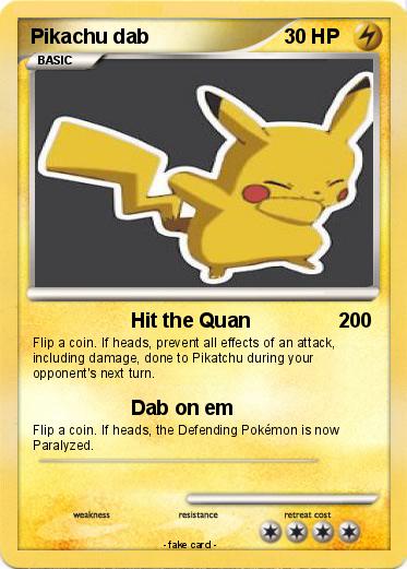 Pokemon Pikachu dab