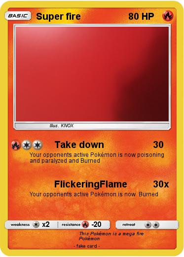 Pokemon Super fire