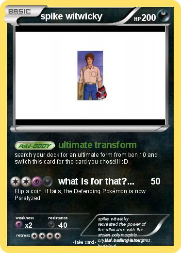 Pokemon spike witwicky