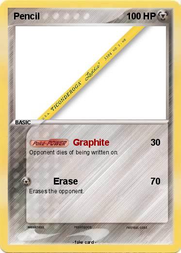 Pokemon Pencil