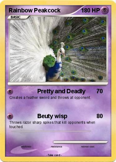 Pokemon Rainbow Peakcock