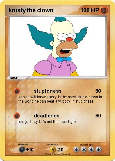 Pokemon krusty the clown