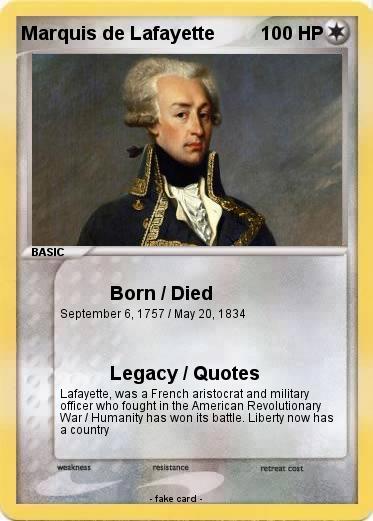 Pokemon Marquis de Lafayette