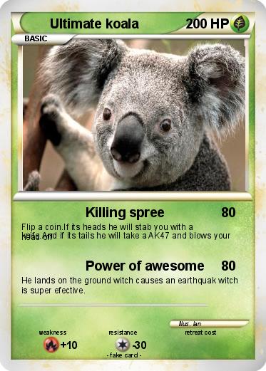 Pokemon Ultimate koala