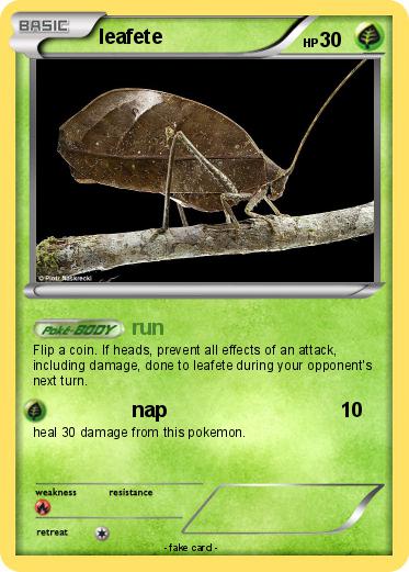 Pokemon leafete