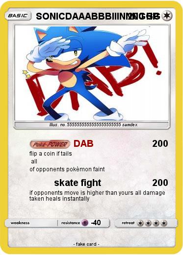 Pokemon SONICDAAABBBIIINNNGGG