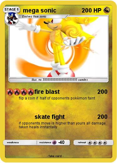 Pokemon mega sonic