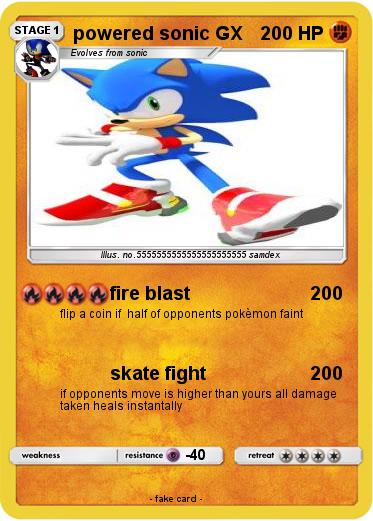 Pokemon powered sonic GX
