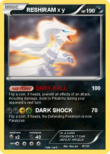 Pokemon RESHIRAM x y
