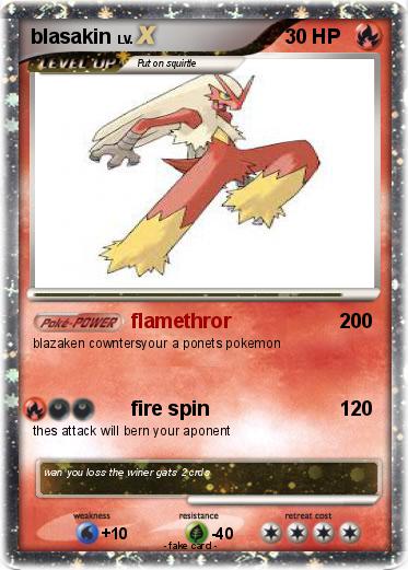 Pokemon blasakin