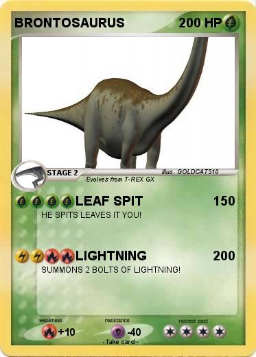 Pokemon BRONTOSAURUS