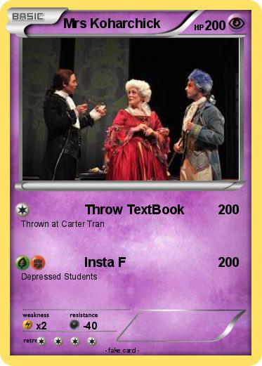 Pokemon Mrs Koharchick