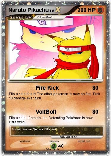 Pokemon Naruto Pikachu