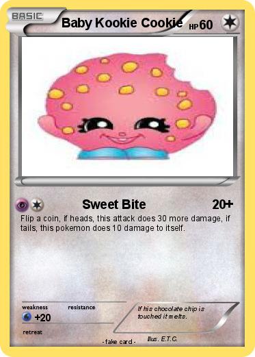 Pokemon Baby Kookie Cookie