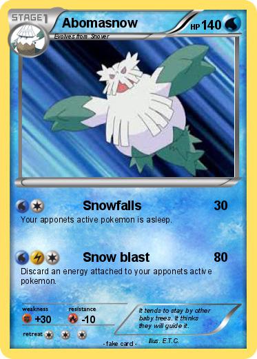 Pokemon Abomasnow
