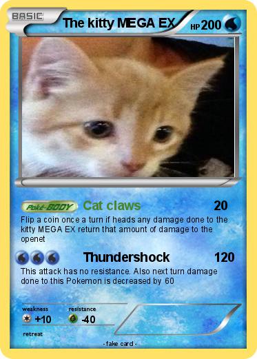 Pokemon The kitty MEGA EX