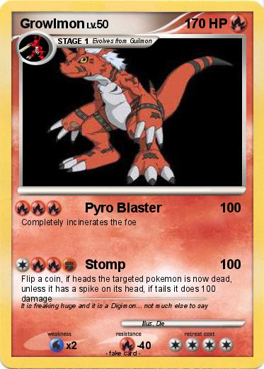 Pokemon Growlmon
