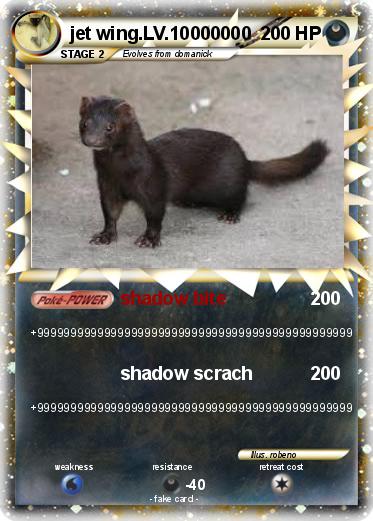 Pokemon jet wing.LV.10000000