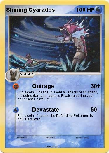 Pokemon Shining Gyarados
