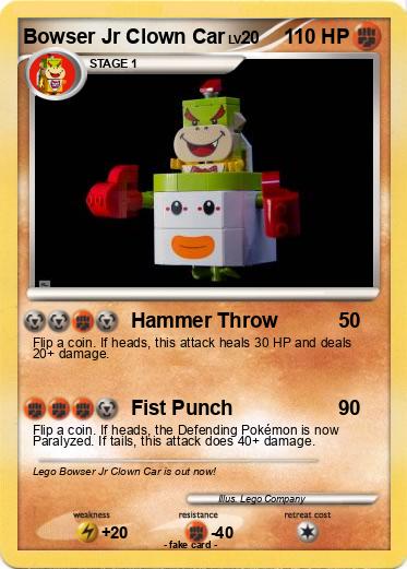 Pokemon Bowser Jr Clown Car