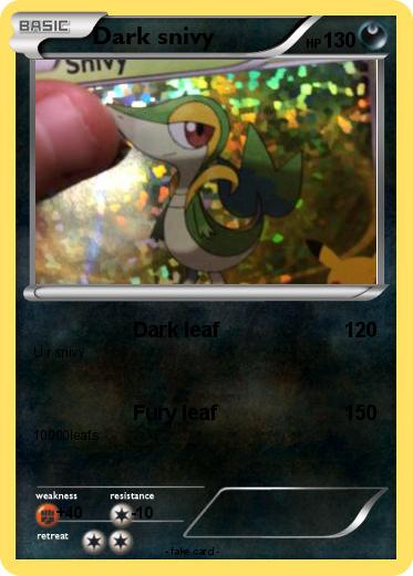 Pokemon Dark snivy