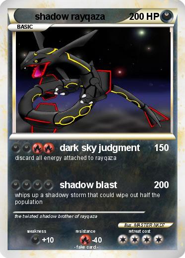 Pokemon shadow rayqaza