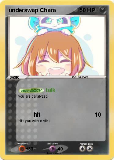 Pokemon underswap Chara