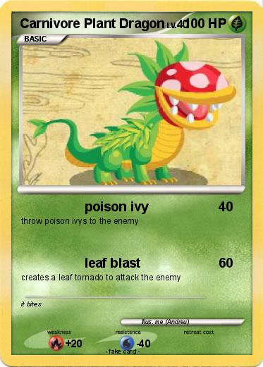 Pokemon Carnivore Plant Dragon