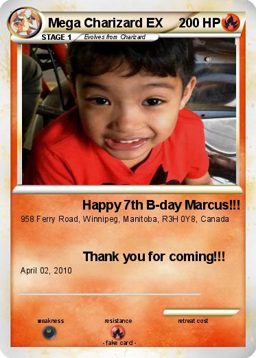 Pokemon Mega Charizard EX