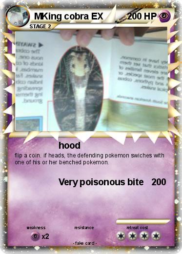Pokemon MKing cobra EX