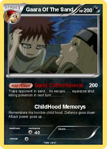 Pokemon Gaara Of The Sand