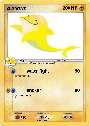 Pokemon zap wave