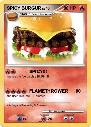 Pokemon SPICY BURGUR