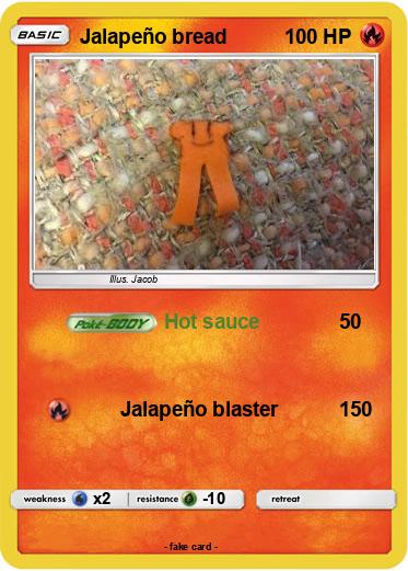 Pokemon Jalapeño bread