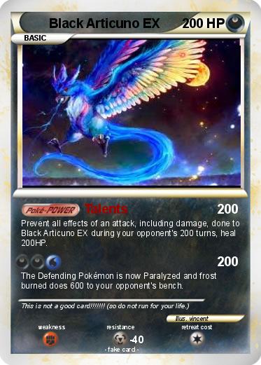 Pokemon Black Articuno EX