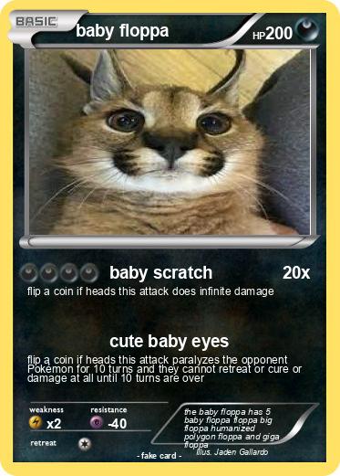 Pokemon baby floppa