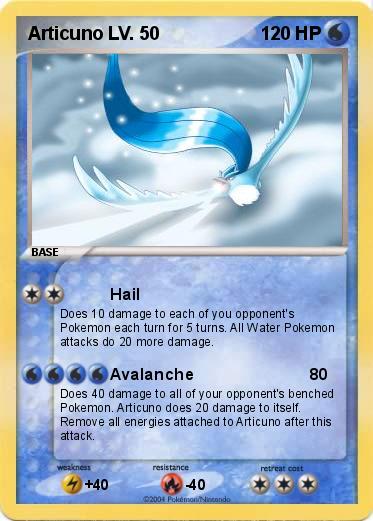 Pokemon Articuno LV. 50