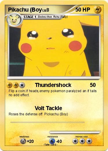 Pokemon Pikachu (Boy