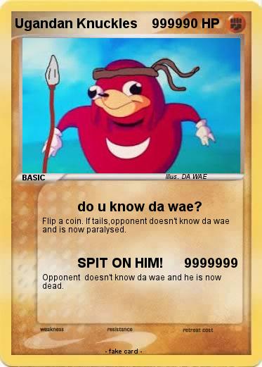 Pokemon Ugandan Knuckles    9999