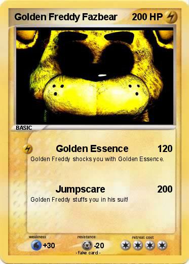 Pokemon Golden Freddy Fazbear