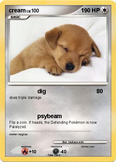Pokemon cream