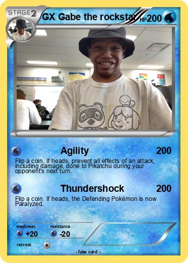 Pokemon GX Gabe the rockstar